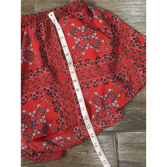 Alter’d State Red White Blue Butterfly Style Shorts With Bandana Pattern Size L - Picture 3 of 7